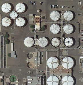 An aerial view of about mgc contractors tanks.